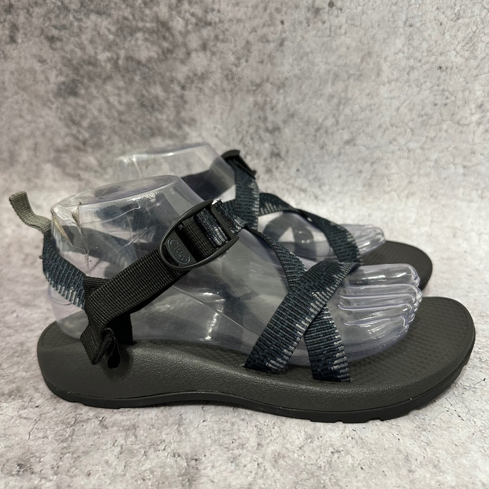 Chaco Z/1 EcoTread Sandals Kids Size 6 Amp Navy Blue Strappy Outdoor J180271